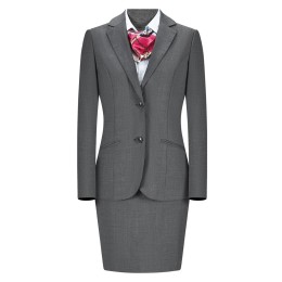 Customized women's blazer Customized waist-length blazer Insurance industry Overseas business meeting blazer supplier Single row two-piece suit 70% wool 29.5%polyester 0.5% conductive yarn WY7003  270grams CHENSHANG SKLS090 Customized women's blazer Customized waist-length blazer Insurance industry Overseas business meeting blazer supplier Single row two-piece suit 70% wool 29.5%polyester 0.5% conductive yarn WY7003  270grams CHENSHANG SKLS090